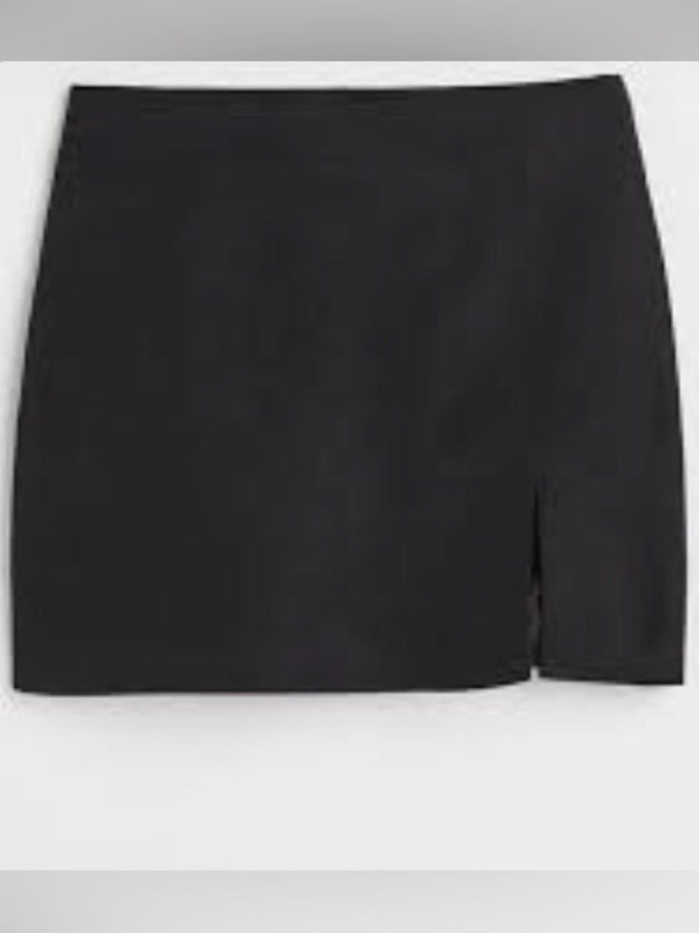 H&M Linen Classic Black Women's Mini Skirt